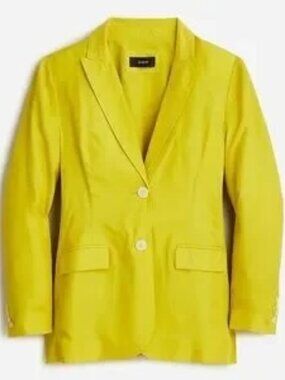 J. Crew Limited-edition drapey long Parke blazer in cupro blend